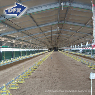 Design Prefab Broiler Chicken Animal Shed Poultry Farm